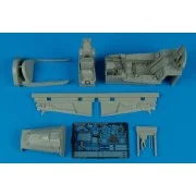 F-8J Crusader cockpit set for Trumpeter, 1/32 - Aires 2106