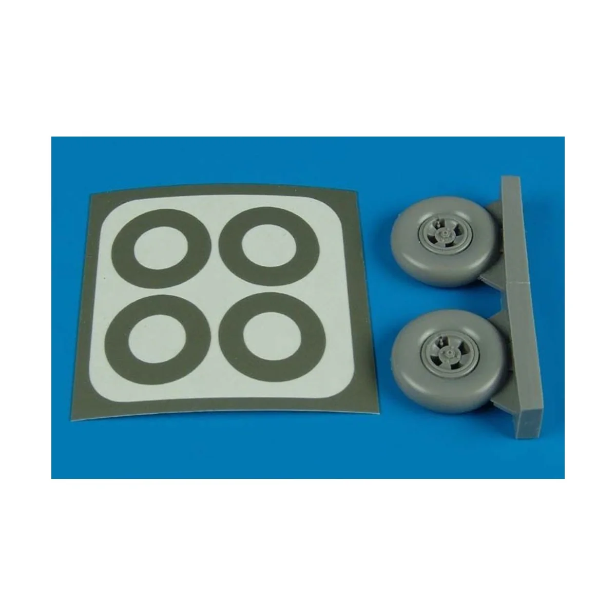 Spitfire Mk.IX wheels & paint masks, 1/32 - Aires 2128