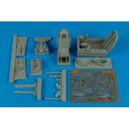 MiG-23MF Flogger B cockpit set (TRU), 1/32 - Aires 2137