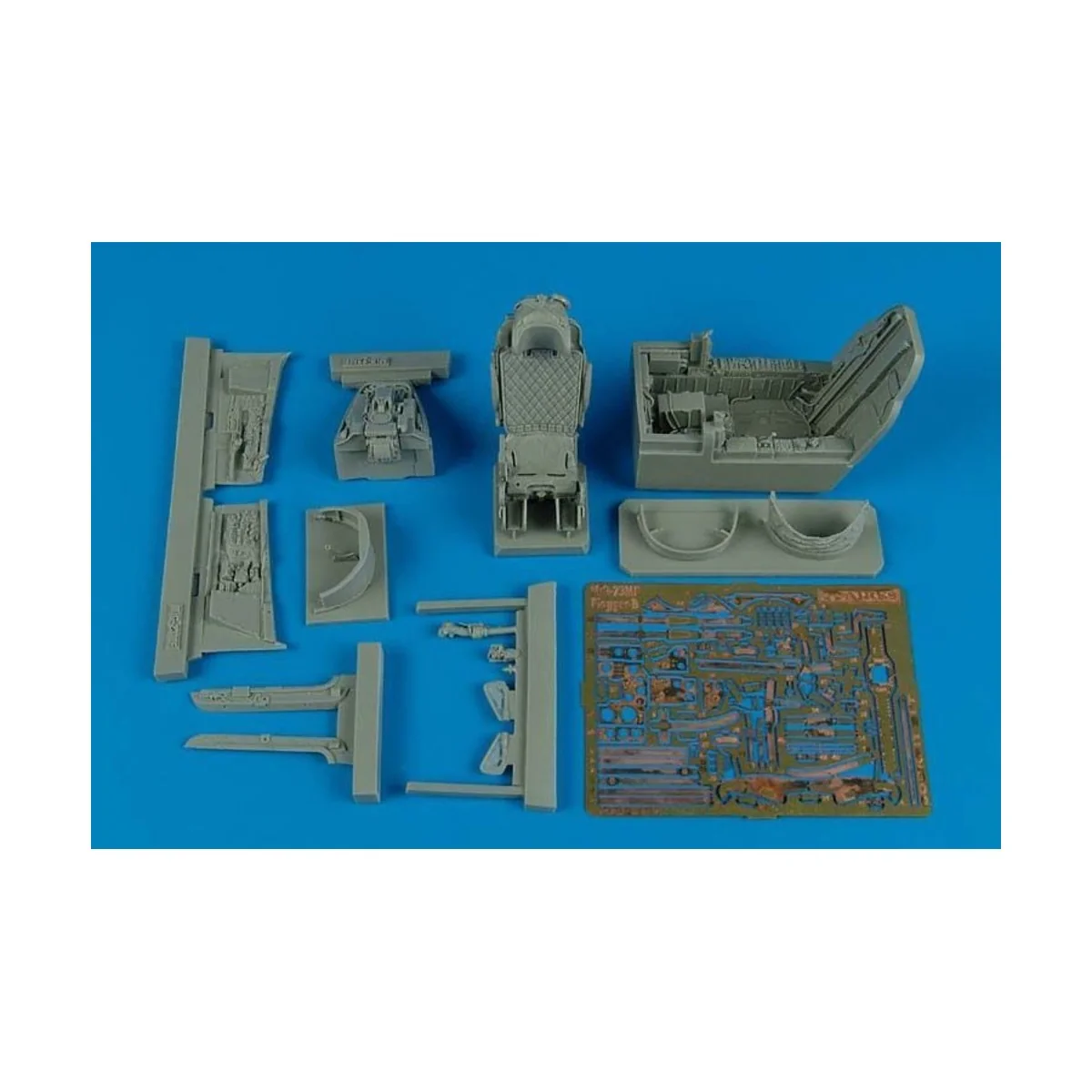 MiG-23MF Flogger B cockpit set (TRU), 1/32 - Aires 2137