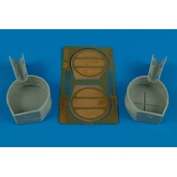 Bf 109F wheel bay for Hasegawa, 1/32 - Aires 2139