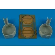 Bf 109F wheel bay for Hasegawa, 1/32 - Aires 2139 Bf 109F wheel bay for Hasegawa, 1/32 - Aires 2139