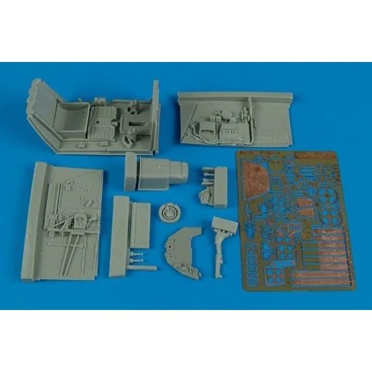 Bf 109F-2/F-4 cockpit set for Hasegawa - Aires 2141