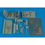 Bf 109F-2/F-4 cockpit set for Hasegawa, 1/32 - Aires 2141