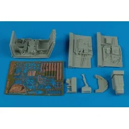 Bf 109G-2 cockpit set for Trumpeter - Aires 2142