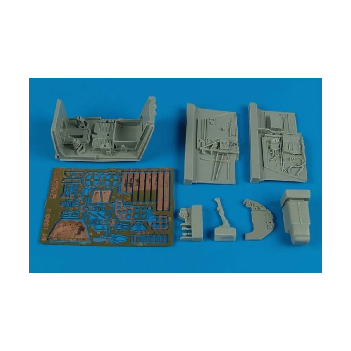 Bf 109G-2 cockpit set for Trumpeter, 1/32 - Aires 2142 Bf 109G-2 cockpit set for Trumpeter, 1/32 - Aires 2142