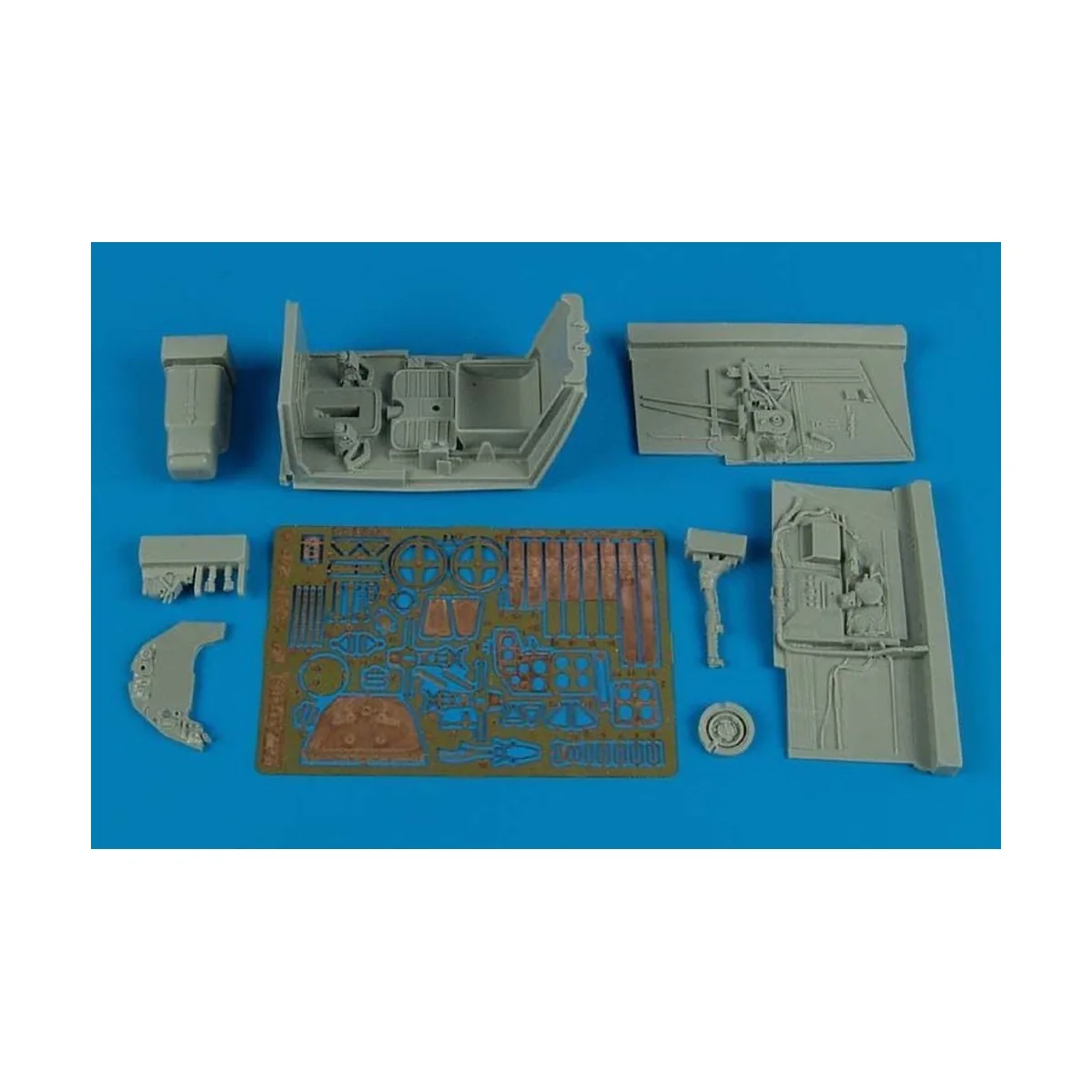 Bf 109GF-2/F-4 cockpit set for Trumpeter - Aires 2144
