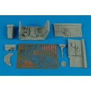 Bf 109GF-2/F-4 cockpit set for Trumpeter - Aires 2144