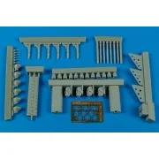 He 111P-4+He 111H-3 early armament set, 1/32 - Aires 2149