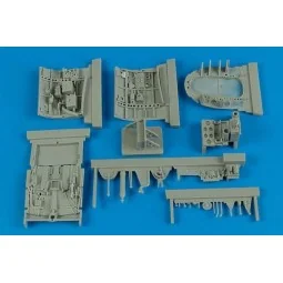 A6M2b Zero cockpit set for Tamiya, 1/32 - Aires 2159