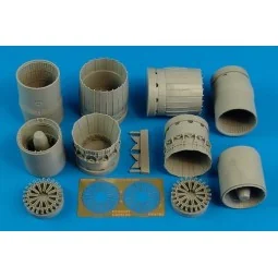 MiG-29A Fulcrum ex nozzles f. Trumpeter - Aires 2180