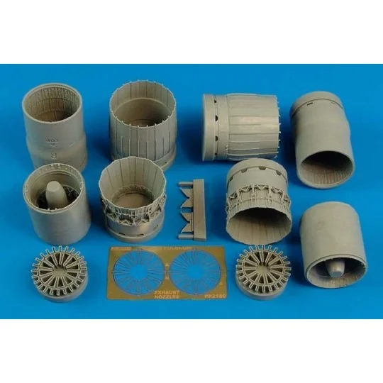 MiG-29A Fulcrum ex nozzles f. Trumpeter, 1/32 - Aires 2180