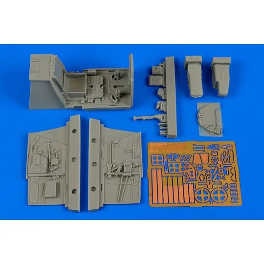 Bf 109G-6 cockpit set for Revell - Aires 2189