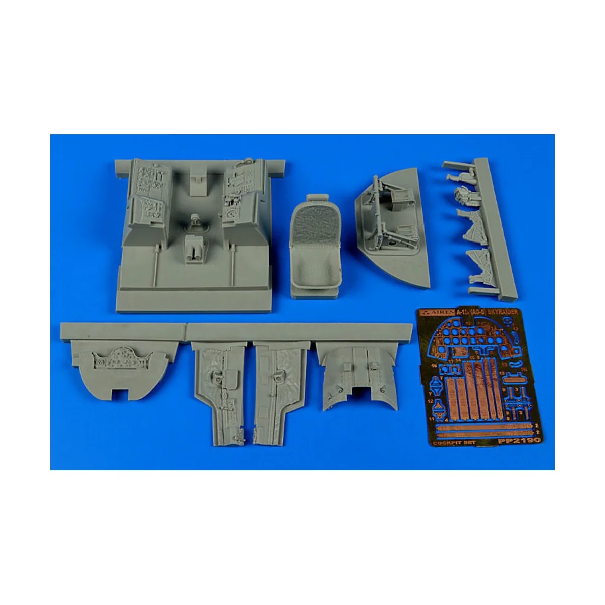 A-1H(AD-6) Skyraider cockpit set f.Trum - Aires 2190