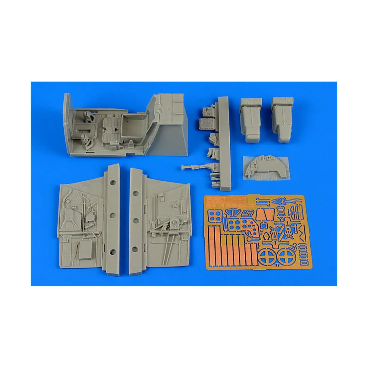 Bf 109G-2 cockpit seet for Revell - Aires 2191