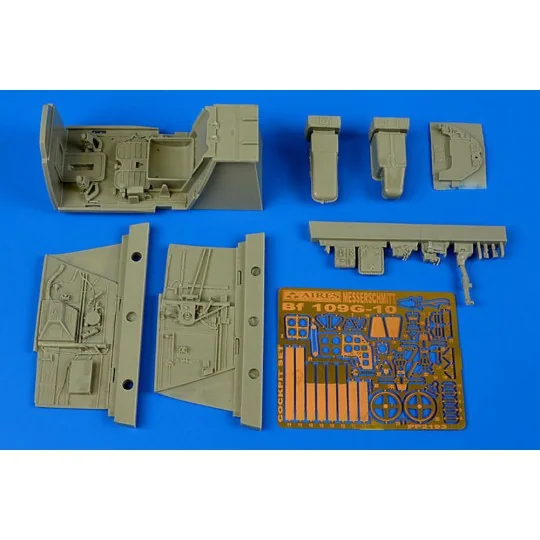 Bf 109G-10 cockpit set for Revell, 1/32 - Aires 2193 Bf 109G-10 cockpit set for Revell, 1/32 - Aires 2193