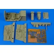 Bf 109G-10 cockpit set for Revell - Aires 2193