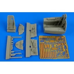 Me 163B Komet cockpit set for Meng - Aires 2198