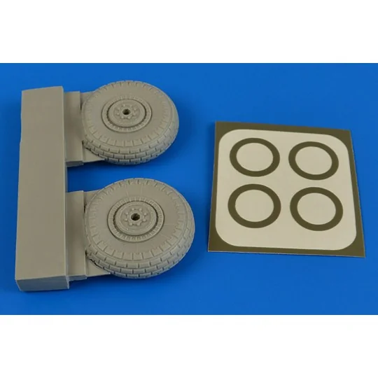 II-2m2 wheels & paint masks, 1/32 - Aires 2207