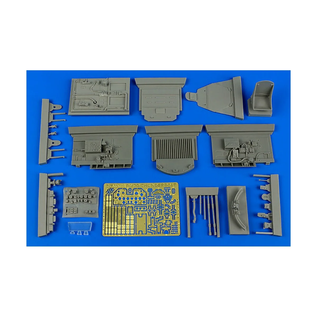 P-47D Thunderbolt cockpit set for Hasega, 1/32 - Aires 2209 P-47D Thunderbolt cockpit set for Hasega, 1/32 - Aires 2209