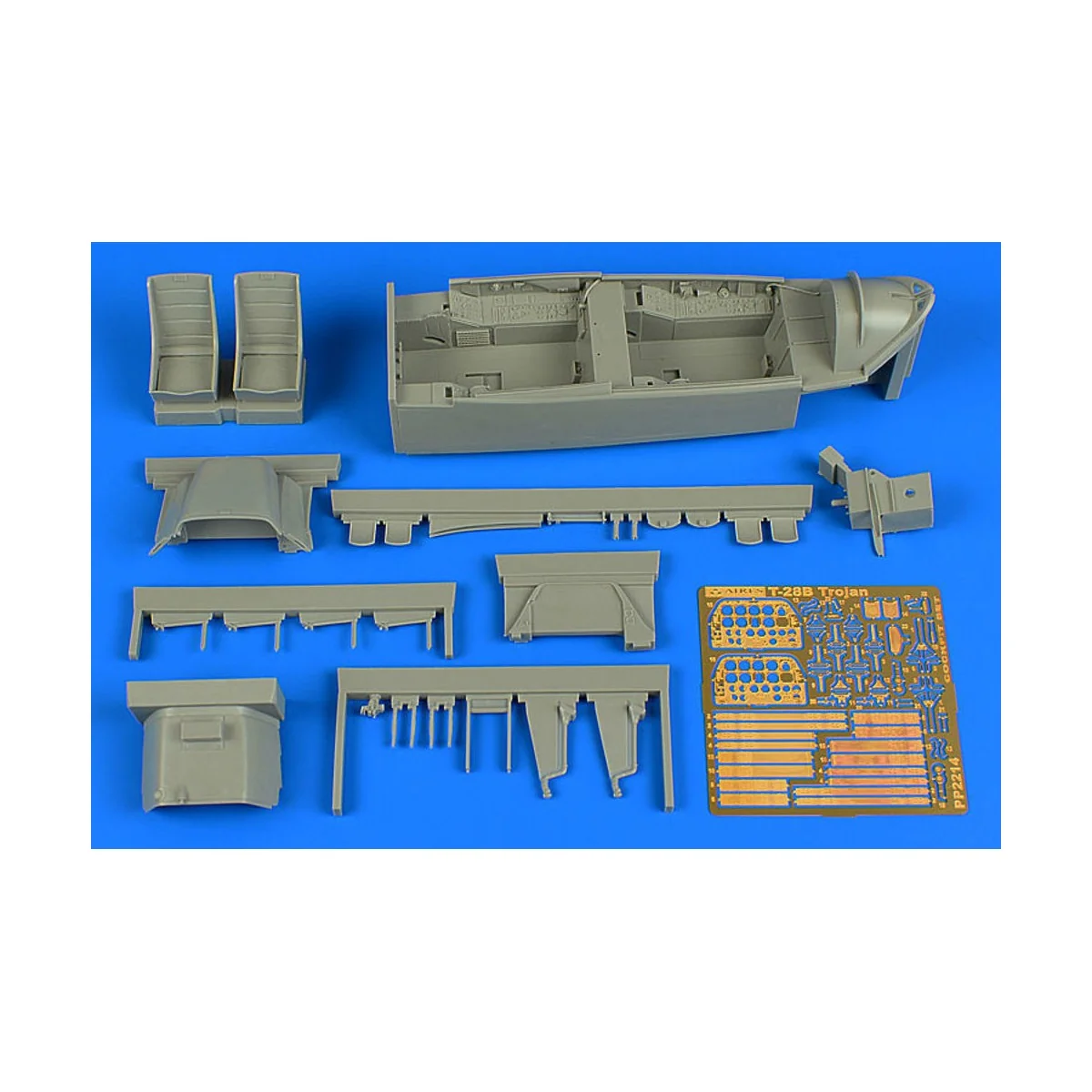 T-28B Trojan cockpit set-trainer version for Kity Hawk, 1/32 - Aire... T-28B Trojan cockpit set-trainer version for Kity Hawk, 1/32 - Aire...