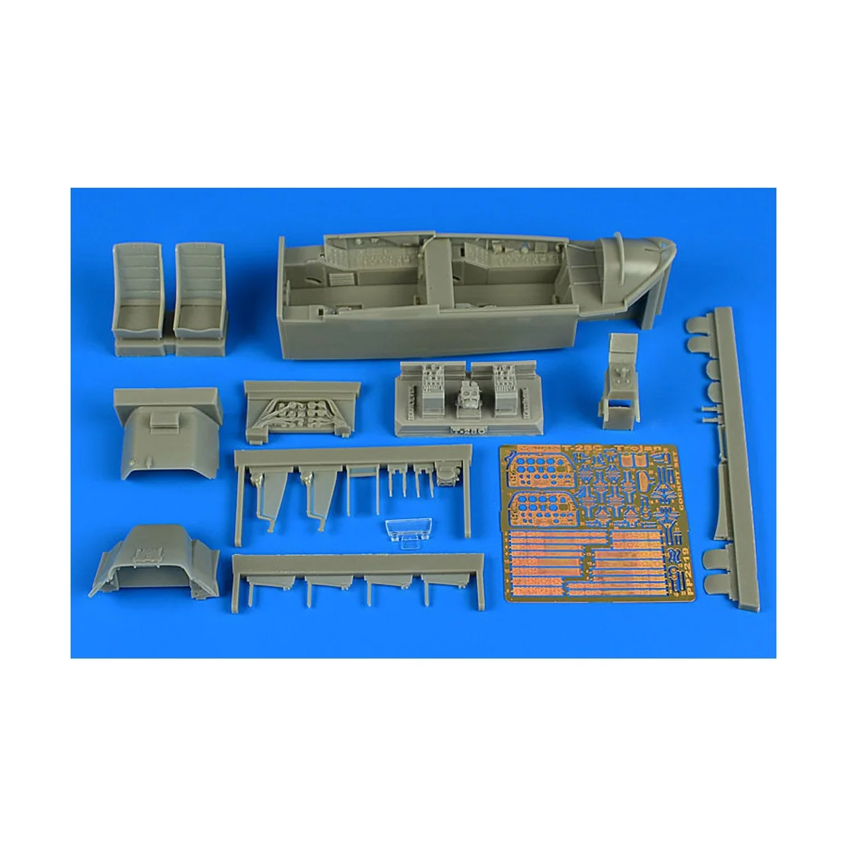 T-28C Trojan cockpit set for Kitty Hawk, 1/32 - Aires 2219 T-28C Trojan cockpit set for Kitty Hawk, 1/32 - Aires 2219