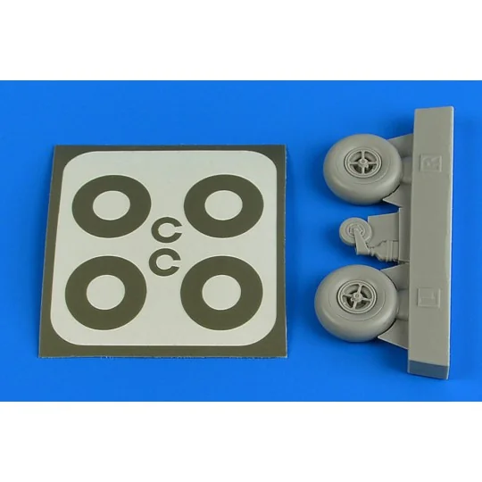 Bucker Bu 131 wheels & paint masks - Aires 2224 Bucker Bu 131 wheels & paint masks - Aires 2224