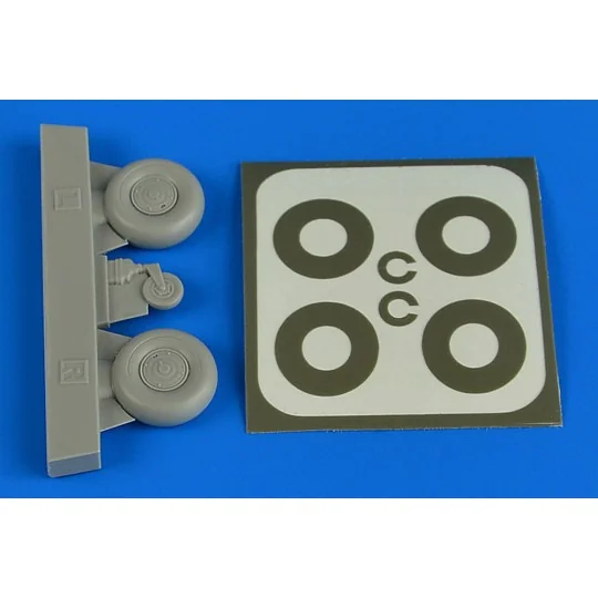 Bucker Bu 131 wheels& paint masks disc cover - Aires 2226 Bucker Bu 131 wheels& paint masks disc cover - Aires 2226