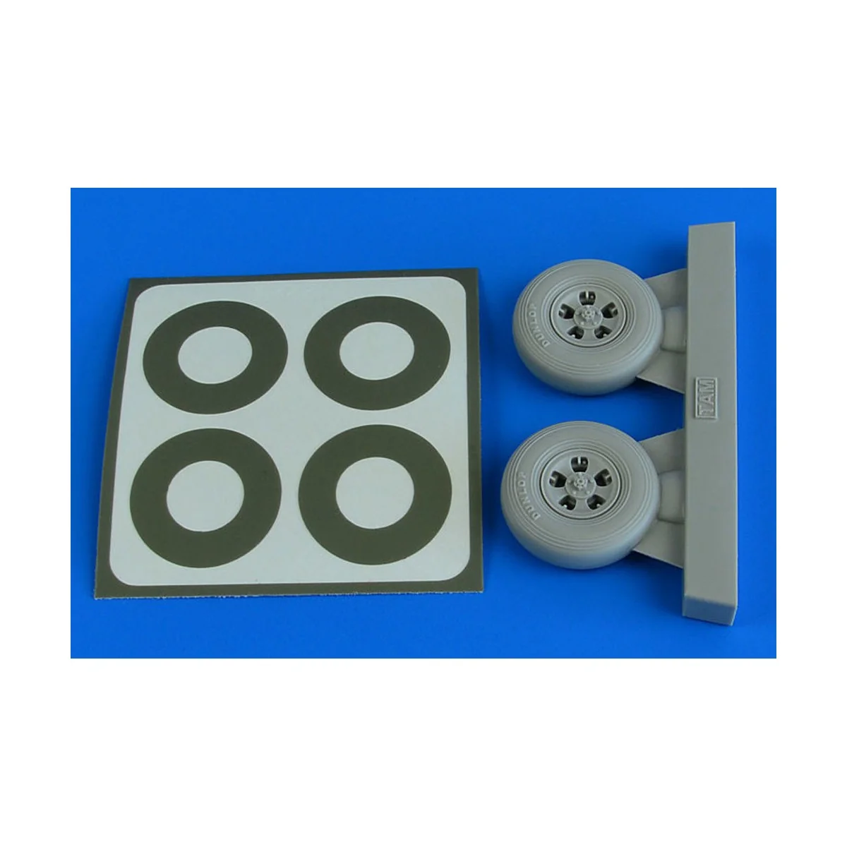 Spitfire Mk.IX wheels (5-spoke) & paint masks f.Tamiya - Aires 2228