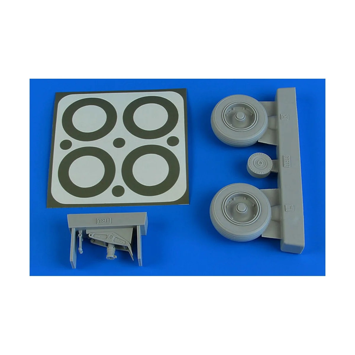 A-1J Skyraider wheels & paint masks f.Trumpeter - Aires 2231