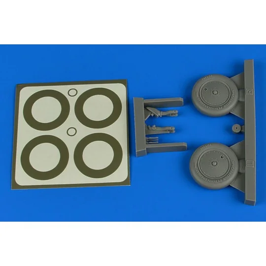 I-16 wheels & paint masks for ICM/HAS/REV, 1/32 - Aires 2236 I-16 wheels & paint masks for ICM/HAS/REV, 1/32 - Aires 2236