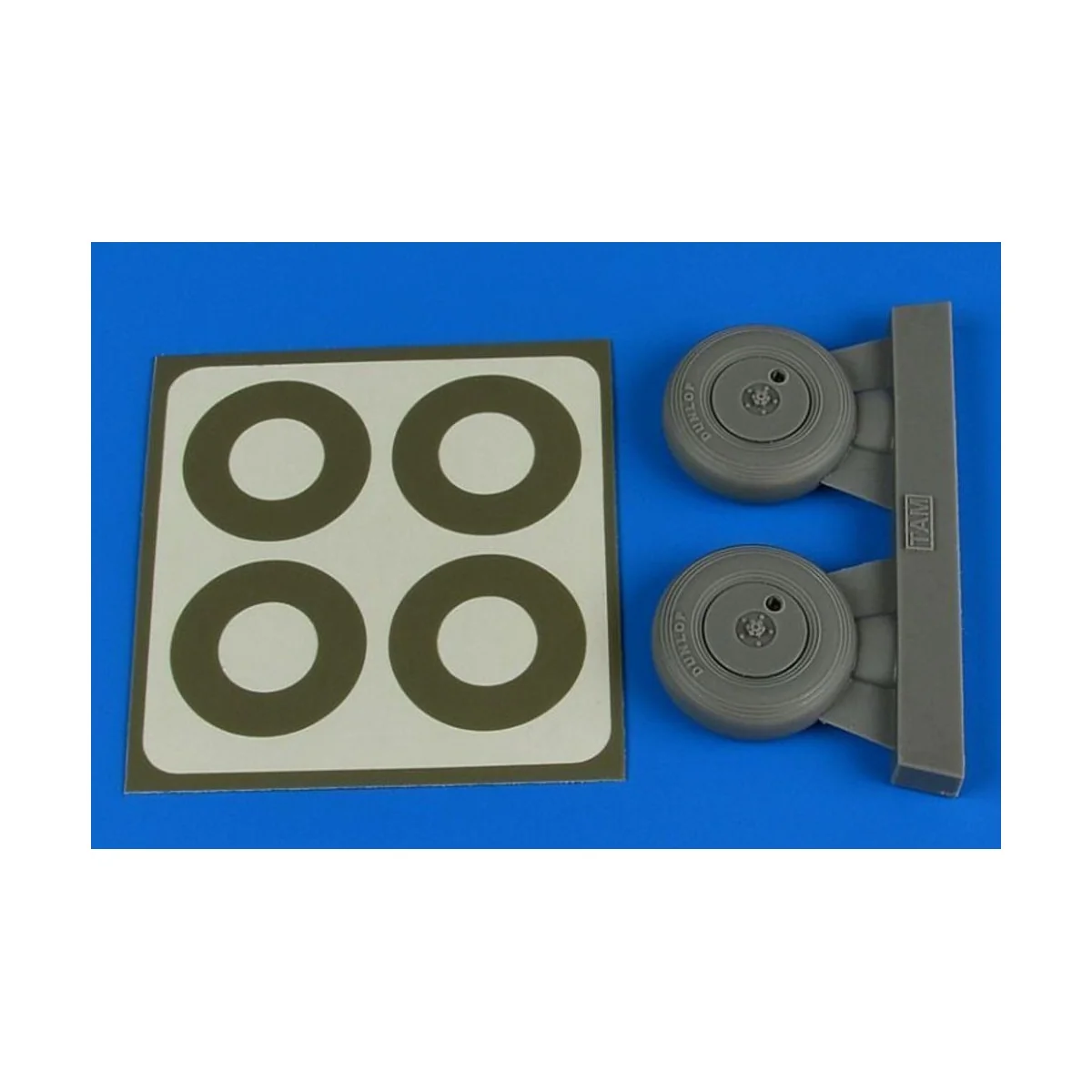 Spitfire Mk.IX wheels (covered) & paint masks for Tamiya - Aires 2237