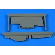 MiG-23BN correct tail fin for Trumpeter - Aires 2238
