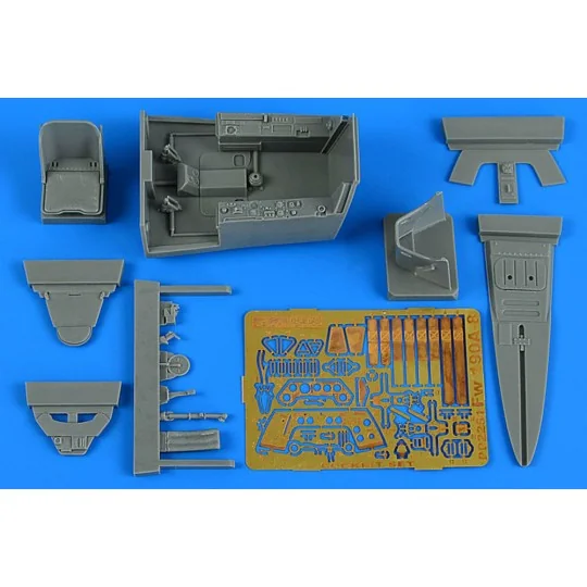 Fw 190A-8 cockpit set for REVELL, 1/32 - Aires 2251 Fw 190A-8 cockpit set for REVELL, 1/32 - Aires 2251
