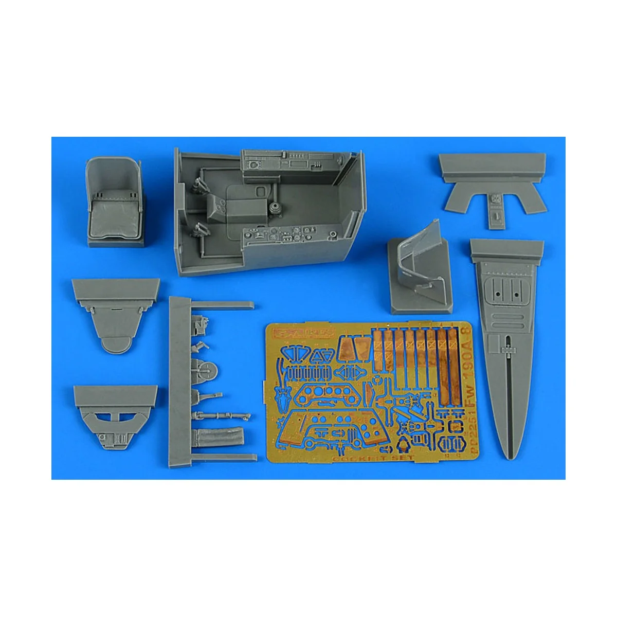 Fw 190A-8 cockpit set for REVELL - Aires 2251