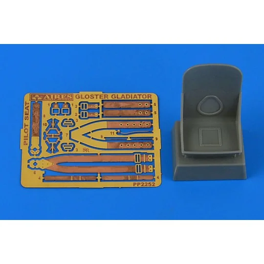 Gloster Gladiator pilot seat for ICM, 1/32 - Aires 2252 Gloster Gladiator pilot seat for ICM, 1/32 - Aires 2252