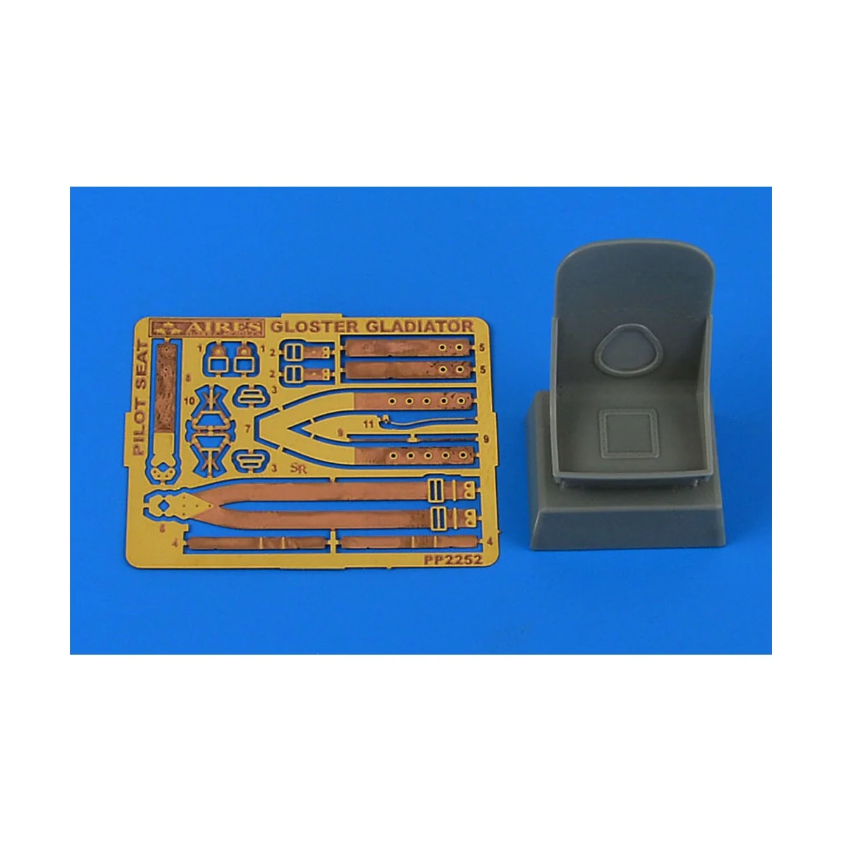 Gloster Gladiator pilot seat for ICM - Aires 2252