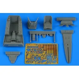 Fw 190A-8 cockpit set for HASEGAWA, 1/32 - Aires 2253