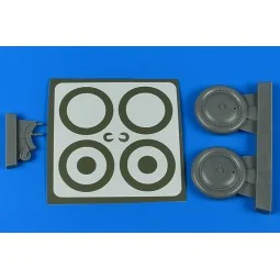 K5Y Willow wheels & paint masks - Aires 2258