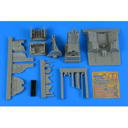 A-1H Skyraider (Yankee seat) cockpit set, 1/32 - Aires 2265