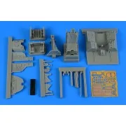 A-1H Skyraider (Yankee seat) cockpit set, 1/32 - Aires 2265