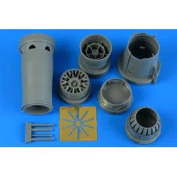 MiG-21MF Fishbed J exhaust nozzle - closed, 1/32 - Aires 2266