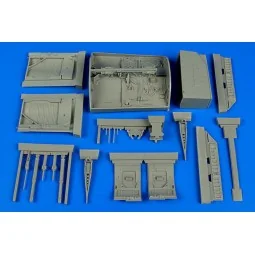 F-104A/C Starfighter wheel bay for ITALERI, 1/32 - Aires 2268