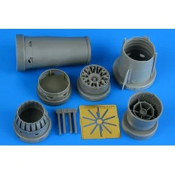 MiG-21MF fighter bomber fishbed J exhaust nozzle - op. for TRUMPETE...