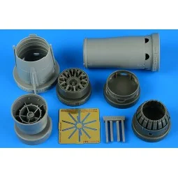 MiG-21MF Fighter Bomber exhaust nozzle - closed - Aires 2271