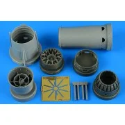MiG-21MF Fighter Bomber exhaust nozzle - closed, 1/48 - Aires 2271