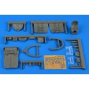 Macchi MC.202 cockpit set - early v. - Aires 2276