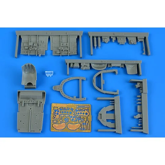 Macchi C.205V serie I cockpit set ITALERI, 1/32 - Aires 2279 Macchi C.205V serie I cockpit set ITALERI, 1/32 - Aires 2279