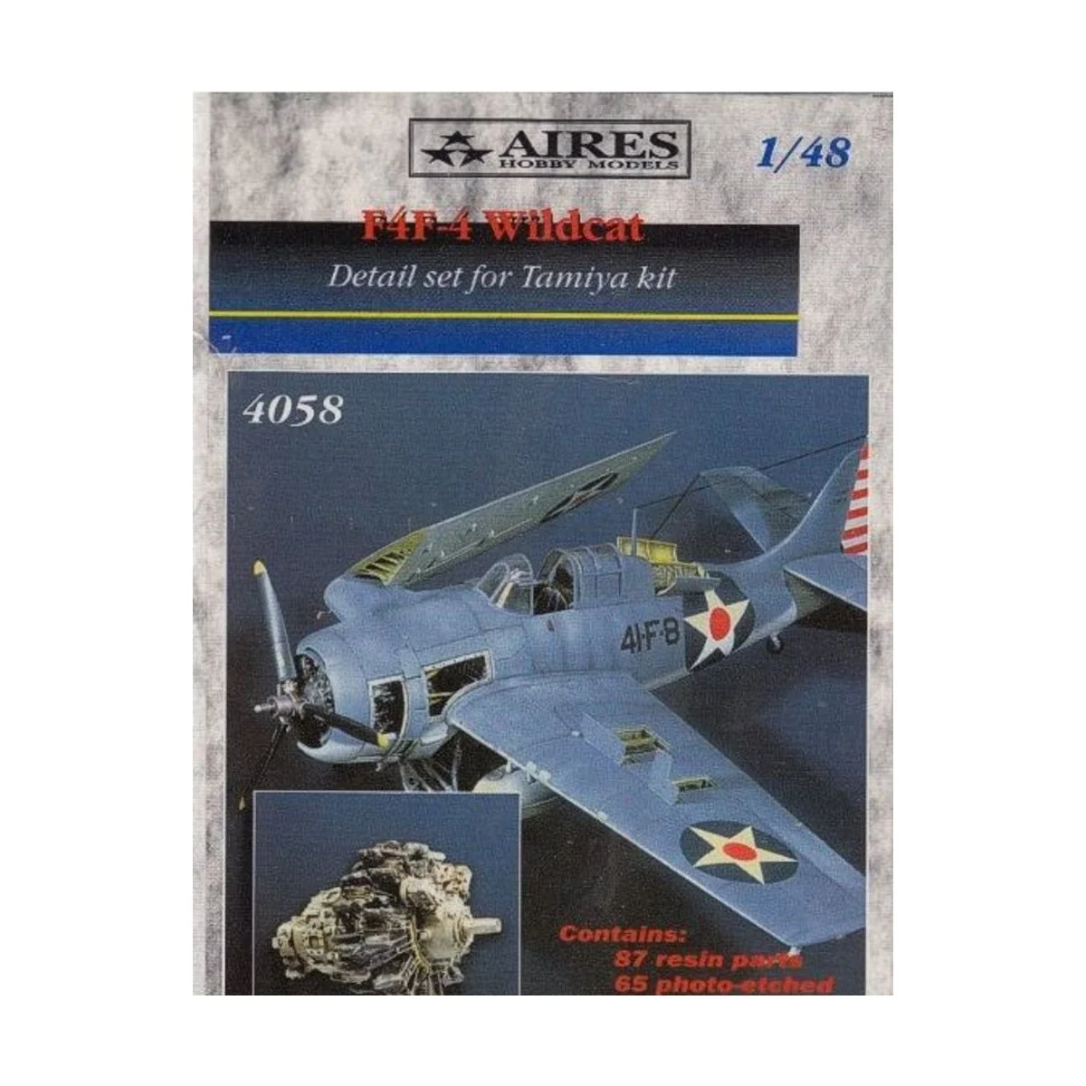 F4F-4 Wildcat Super Detailset, 1/48 - Aires 4058 F4F-4 Wildcat Super Detailset, 1/48 - Aires 4058