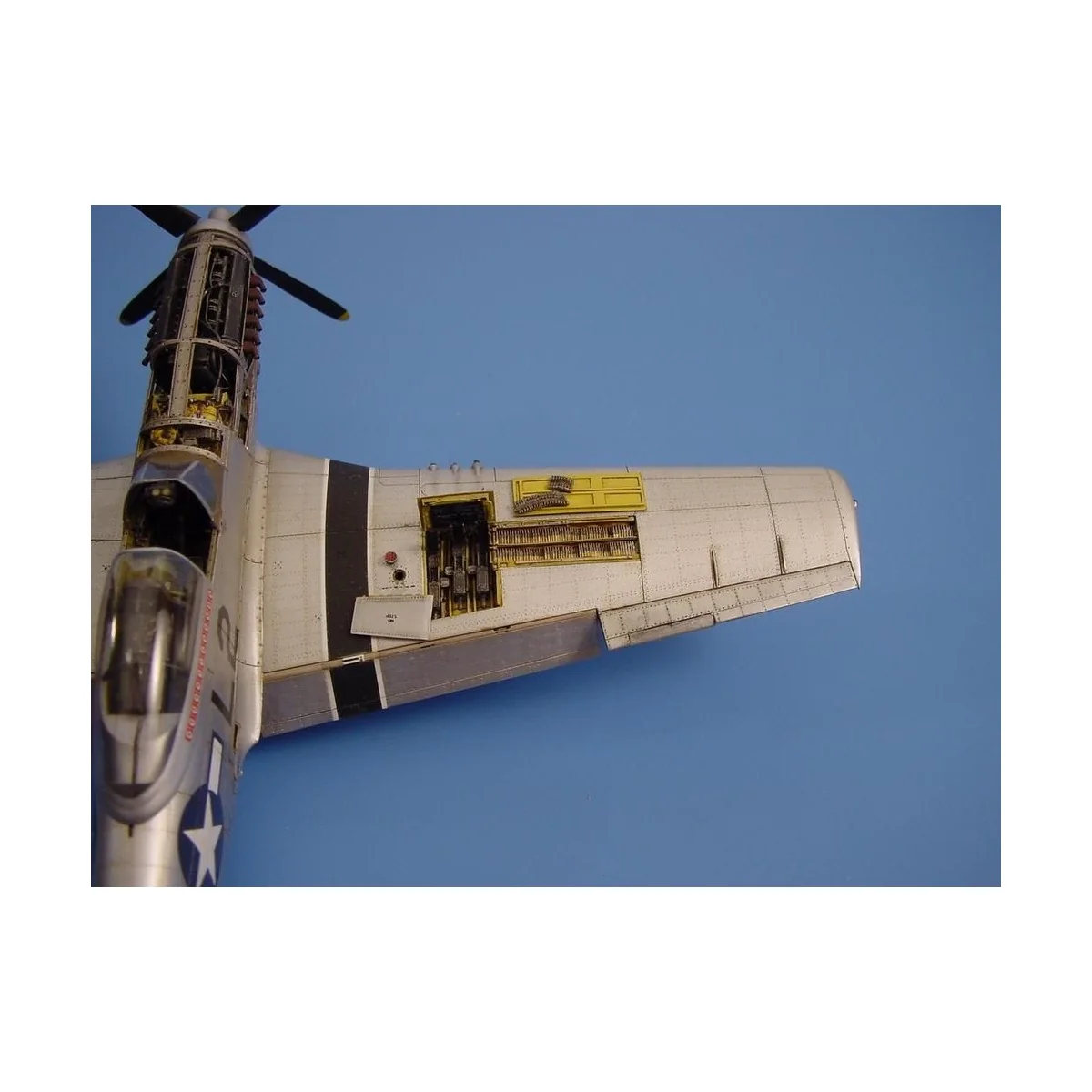 P-51D Mustang Waffenschächte mit Bewaffnung., 1/48 - Aires 4082 P-51D Mustang Waffenschächte mit Bewaffnung., 1/48 - Aires 4082